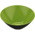 thumbnail image 2 of G.E.T. Brasilia 1 1/10 qt Green Melamine Cascading Bowl - 10"Dia x 5"H #B-789-G/BK, 2 of 4
