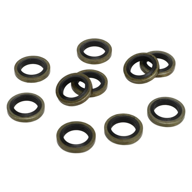 20 arandelas de sellado de combustible de perno Banjo de 10 MM 4934278 juntas de sellado de sistema de combustible diésel de goma de repuesto para Cummins Jadeshay A