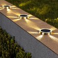 thumbnail image 2 of Luz de disco de energía Solar LED para exteriores, impermeable, luces de cubierta de camino de jardín, foco enterrado, lámpara Led Solar, decoración de camino de jardín, 2 of 4