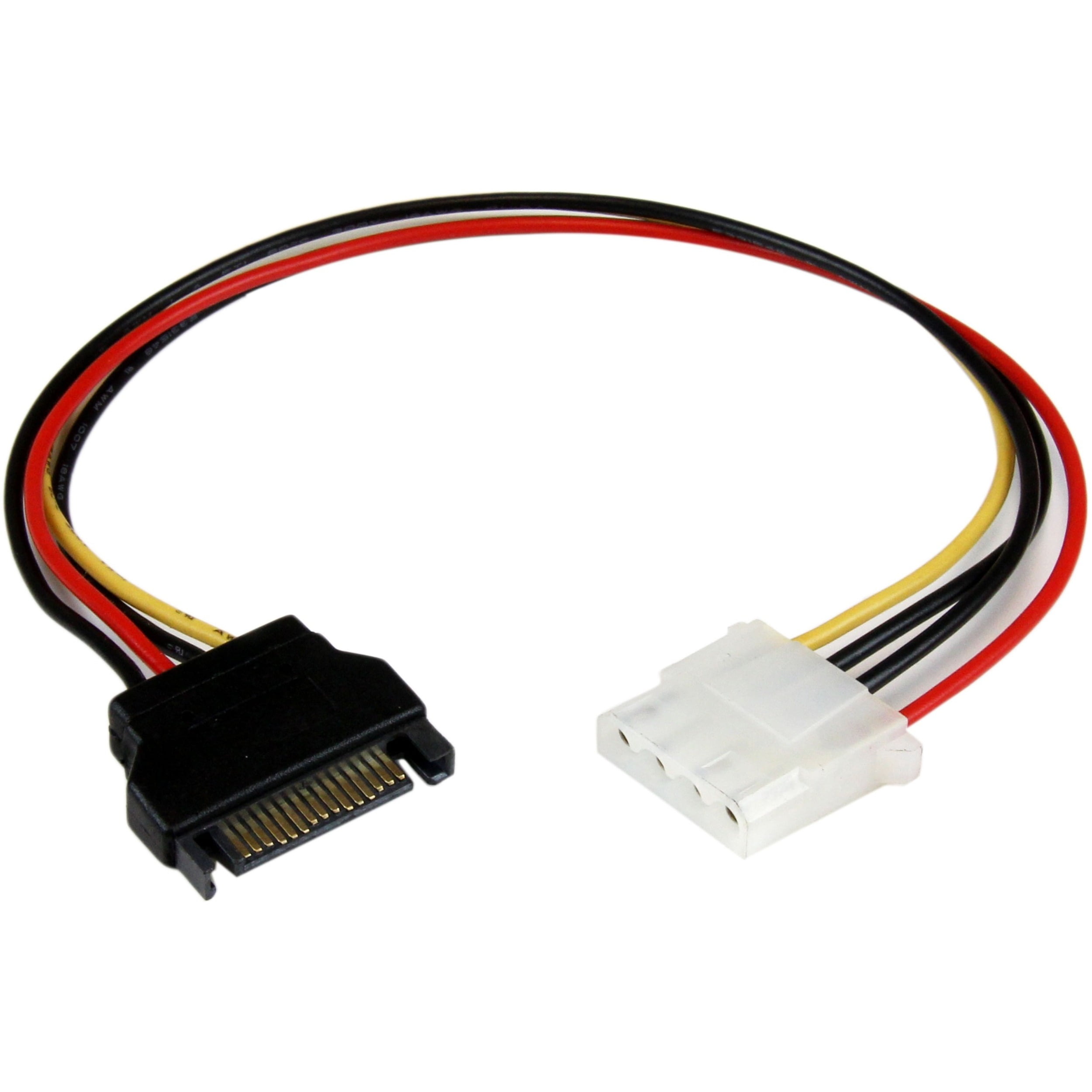 6-inch SATA 15-Pin Male to Molex 4-Pin Female Power Adapter CablesOnline PC-025 