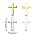 thumbnail image 5 of YIEMEEN 5pcs Stylish Metal Crucifix Brooch Badge Corsage Pins for Daily Wear and Event, 5 of 12