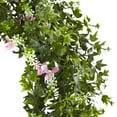 thumbnail image 2 of Nearly Natural Floral Plastic Wreath, 18" (Assorted Colors), 2 of 4