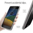 thumbnail image 6 of Poetic Affinity Slim Fit Dual Material Protective Bumper Case for Moto G5 (2017) Clear, 6 of 7