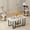 White+Black, variant on LTTROMAT Coffee Table Set of 3, Rectangle Faux Marble Tabletop & 2 Tiered Side Tables, Multi-Level Storage for Living Room（White & Golden）