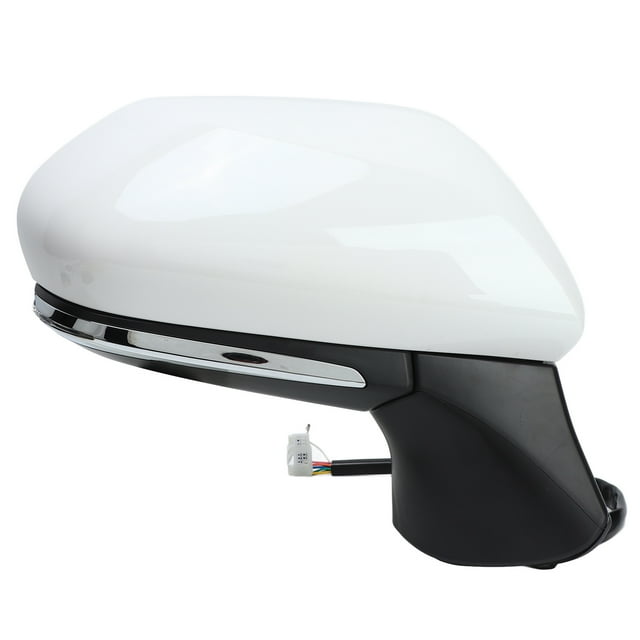 Espejo retrovisor exterior, conjunto de espejo retrovisor eléctrico para puerta exterior con calefacción, color blanco superblanco, espejo retrovisor eléctrico para puerta, resultados impresionantes