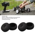 thumbnail image 3 of 4pcs RC Rubber Tires, Strong Grip High Abrasion Resistance Flexible 17mm Wheels For Redcat, 3 of 8