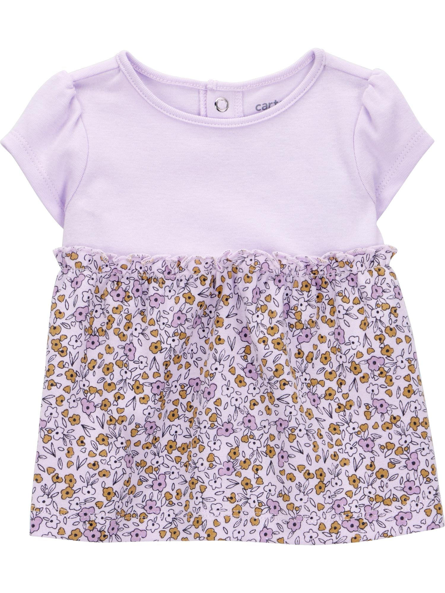 Carter's Child of Mine Baby and Toddler Girl Outfit Set, 3-Piece, Sizes 0/3-24 Months
