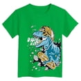 thumbnail image 4 of Karoyedx Toddler Boy Athletic T Shirts Toddler Boys Girls T-Shirt Short Sleeve Crew Neck Shirt Tees Kids Graphic Outfit Green Size,13-14 Years, 4 of 4