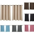 thumbnail image 5 of Short Blackout Curtains for Bedroom - Solid Color Black out Short Curtains 30 Inch Length Thermal Insulated Window Drapes for Rv Bathroom Cafe Privacy Blind, 30 x 36 Inch, 5 of 5