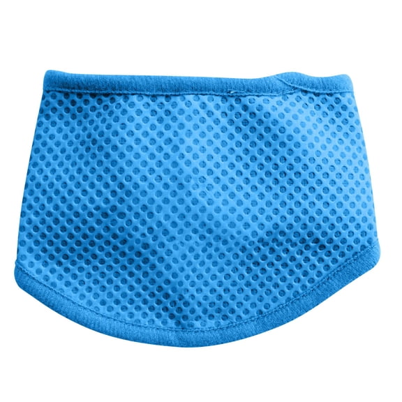 Dog Cooling Bandana, Instant Chill Out Ice Scarf Pet Bandanas, 1 Pack Adjustable Neck Wrap Cooler, Heat Relief Outdoor Camping Training, Blue L