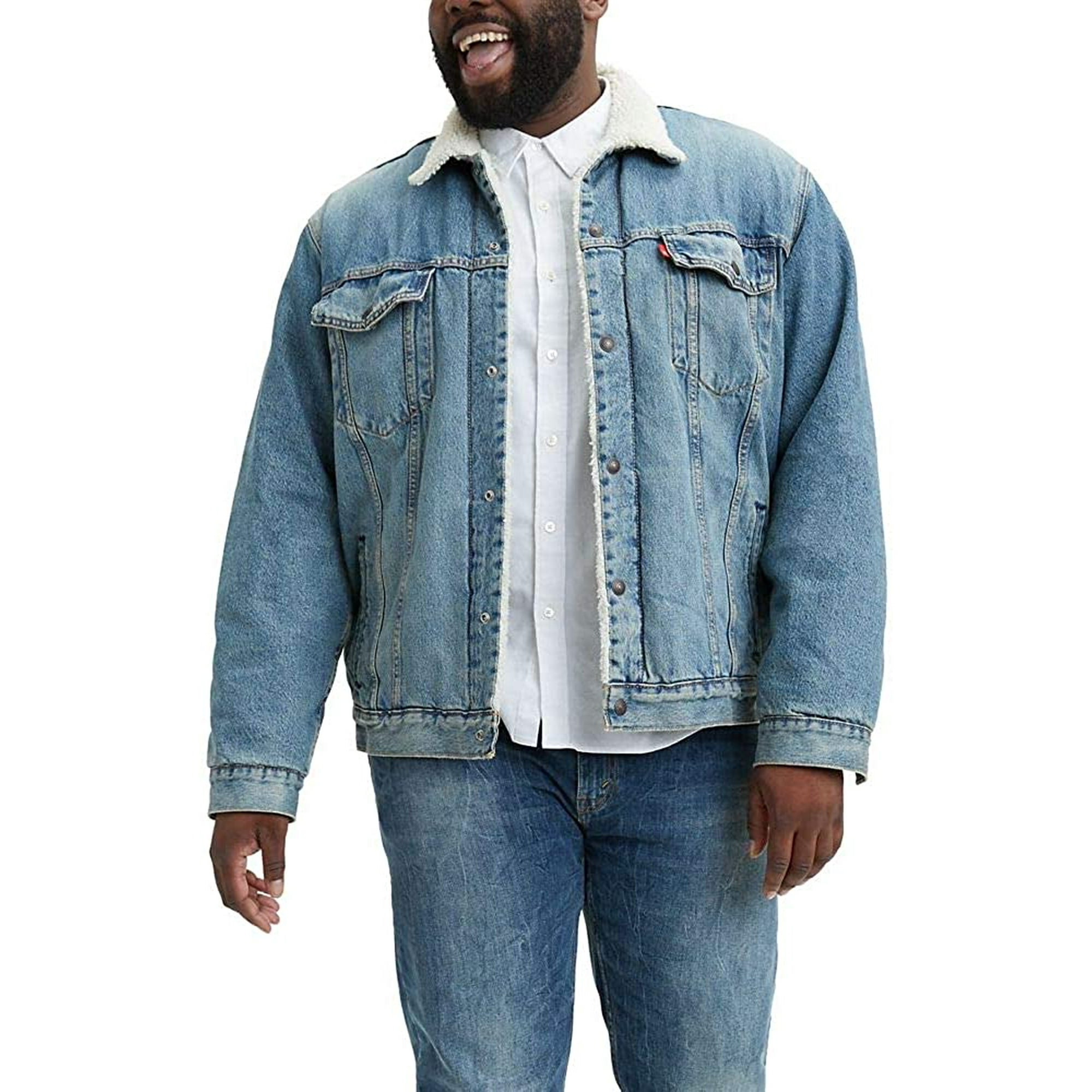 Levi s Men s Sherpa Trucker Jacket Big Walmart