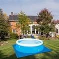 thumbnail image 4 of Square Swimming Pool Polyester Mat Dust Proof Pool Cover Cloth Thickened Ground Cloth 335cmx335cm, 4 of 6