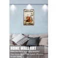 thumbnail image 5 of Golden Retriever Dog Bathroom Tin Sign Roll Paper No Job is Finished Retro Sign Toilet Wall Art Shabby Chic Aluminum Sign Home Gift Wall Decor 5.5x8 Inch, 5 of 8