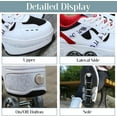 Roller Skate Shoes for Men Women, 2in1 DoubleRow Deform Wheel Roller