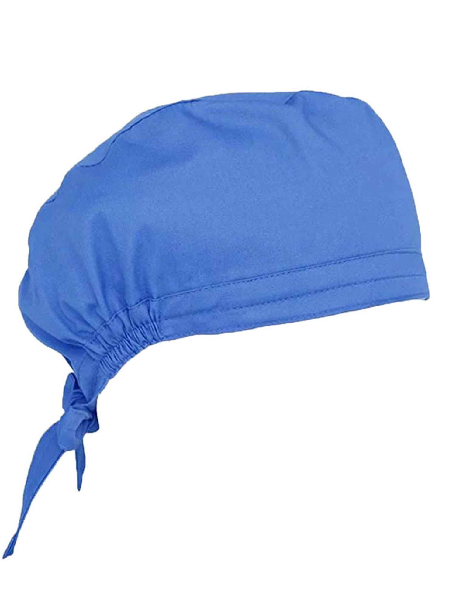 Surgical Scrub Cap Doctor Nurse Cotton Bouffant Adjustable Head Cover Wrap Hats 