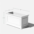 thumbnail image 3 of Veradek Brixton Long Box 33" Plastic Planter, 3 of 7