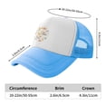 thumbnail image 6 of PAYOHTO Kids Cute Wild Animals Childish Baseball Hat Back Adjustable Mesh Breathable Hats Sky Blue Trucker Cap Outdoor Fishing Sun Caps for Boys or Girls ages 4-10, 6 of 9