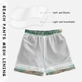 thumbnail image 3 of FORMRS Boys Swim Trunks Quick Dry Mesh Liner Boardshorts Sizes XS-XL, Floral Forest Pattern, 3 of 7