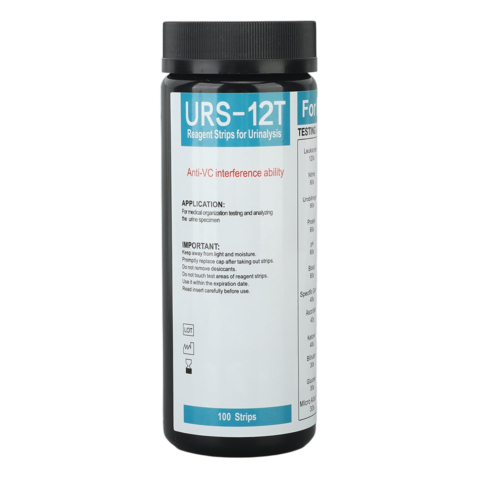 Urine Test Strips, 100pcs Urinalysis Testing Kit User Friendly For Home