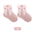 thumbnail image 3 of Caoirhny Toddler Girls Ankle Socks Summer Mesh Breathable Bow Princess Socks for Party, Wedding, Travel, 3 of 8