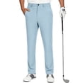 thumbnail image 2 of Rexolia Men's Golf Pants Stretch Quick Dry Lightweight Work Dress Pants with Pockets Light Blue L, 2 of 8