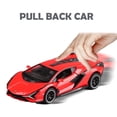 thumbnail image 4 of Coche de juguete Iyeam Lambo Sian Fkp3, modelo de coche fundido a presión con luces y sonido, coche de juguete extraíble para niños de 3, 4, 5, 6 años o más (rojo), 4 of 5