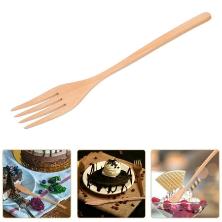 Wooden Salad Server Multi-use Fork Multifunctional Fork Dinning Room Utensil Portable Wooden Fork Household Serving Wood Fork Wooden Salad Server Multi-use Fork Multifunctional Fork Dinning Room Utensil Portable Wooden Fork Household Serving Wood Fork