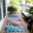 thumbnail image 6 of Addison Rugs Chantille Indoor/Outdoor Transitional Floral Sky Washable Runner Rug, 2'3" x 7'6", 6 of 6