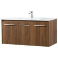 thumbnail image 4 of Elegant Lighting Vf44040 Rasina 40" Wall Mounted Single Basin Vanity Set - MultiColor, 4 of 14