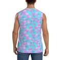 thumbnail image 4 of Bixox Men's Purple Dragon Scales Printed Shirt Sleeveless Fitness Tank Top-Large, 4 of 7