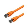 thumbnail image 1 of Axiom - Câble Patch - RJ-45 (m) à RJ-45 (m) - 50 Pieds - 0.3 Po - S/FTP - CAT 8 - Démarré, Sans Accroc, Strié - orange, 1 of 1
