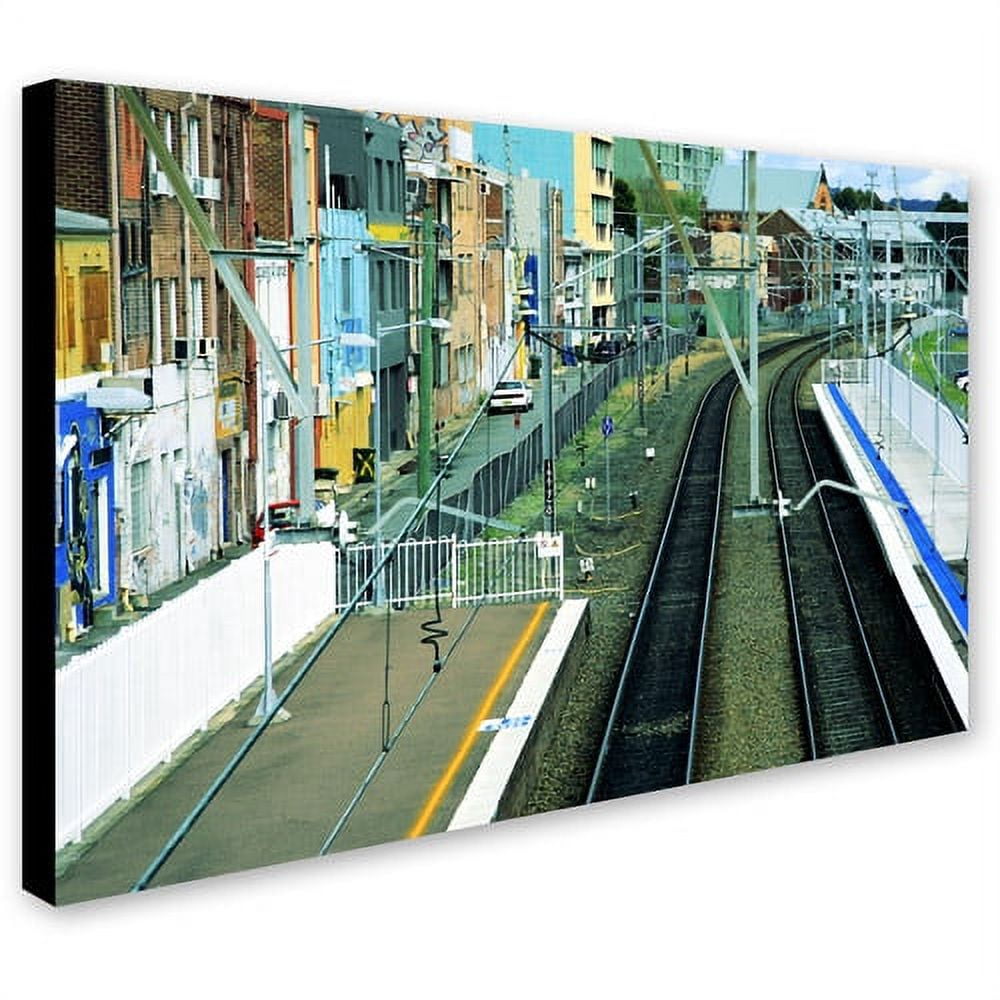 Trademark Fine Art "Where the Journey Starts" Canvas Art by Beata Czyzowska Young