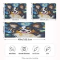 thumbnail image 4 of Haosy Satin Pillowcase for Hair and Skin Standard Cooling Silk Pillow Case with Envelope Closure Dog and Starry Sky 20"x30", 4 of 9