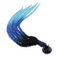 thumbnail image 4 of Casco Soledad Casco con Ventosa Motocicleta azul Trenzas de casco hechas a mano, 4 of 10