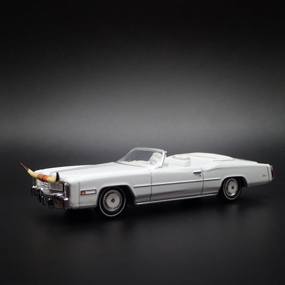 Open Box 1976 CADILLAC ELDORADO CONVERTIBLE BOSS HOGG DUKES 1:64 SCALE DIECAST MODEL CAR