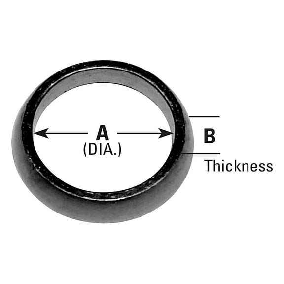 AP Exhaust Exhaust Pipe Gasket Fits select: 2006-2015 HONDA CIVIC, 1997-2000 JEEP WRANGLER / TJ