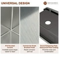 thumbnail image 5 of 33-in x 22-in Farmhouse Sink,304 Stainless Steel Workstation Kitchen Sink, Ledge Kitchen Sink Single Bowl Apron front Kitchen Sink, 5 of 9