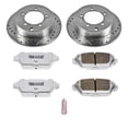 thumbnail image 3 of PowerStop Rear Z26 Street Warrior Carbon-Fiber Ceramic Brake Pad and Drilled and Slotted Rotor Kit Fits: EAGLE MITSUBISHI PLYMOUTH Select Models K684-26, 3 of 9