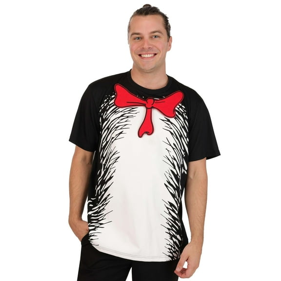 Adult Dr. Seuss Cat in the Hat Costume Shirt Kit