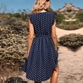 thumbnail image 4 of Sngxgn Women Sleeveless Deep V Neck Loose Plain Long Maxi Casual Dress(Blue,M), 4 of 8