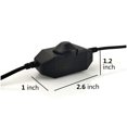 thumbnail image 5 of Inteprter DC 12-24V LED Stepless Dimmer Knob Switch Interior Exterior Atenuación Cable de alimentación Electrónica miscelánea, 5 of 5