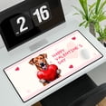 thumbnail image 3 of Happy Valentine's Day Rhodesian Ridgeback Brings Love Heart Desk Mat Full Keyboard Mouse Pad Ridgebacks Dog Lover Gifts Large Mousepad - 02028, 3 of 5