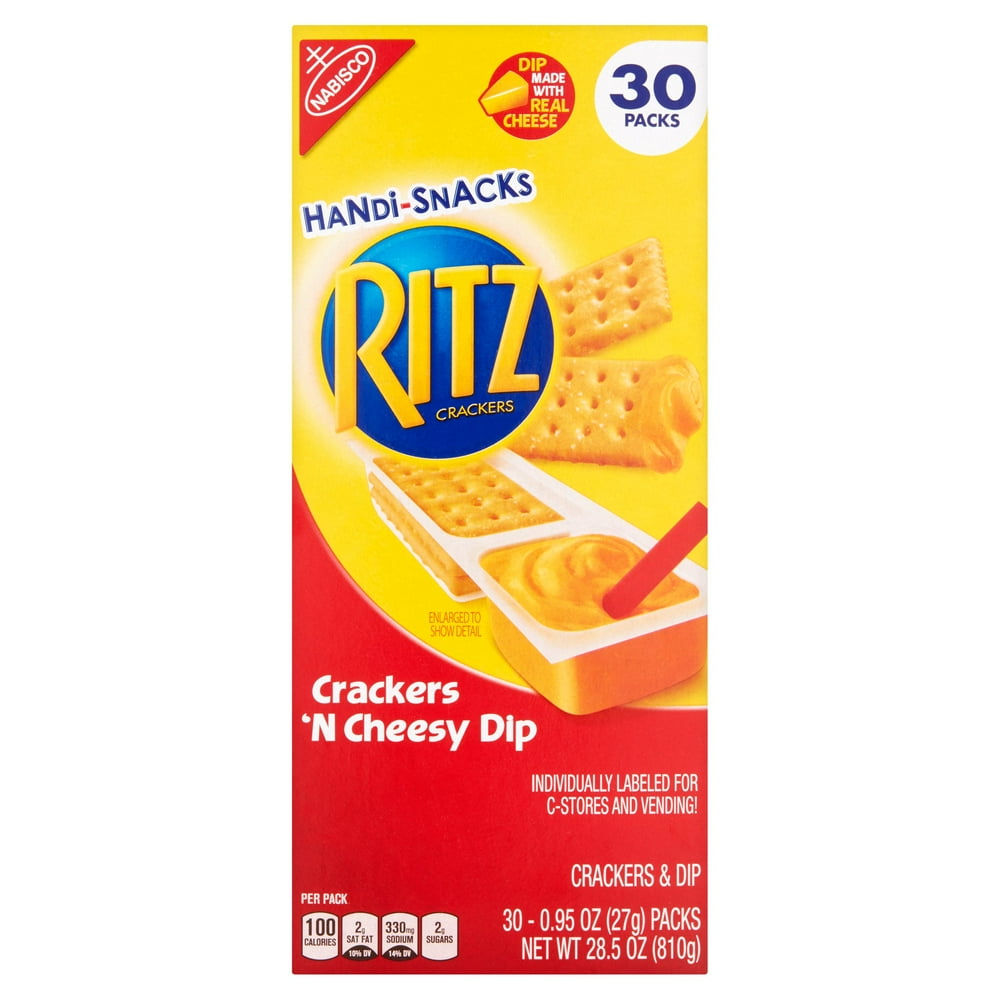 Ritz Crackers 'N Cheesy Dip, 30 Count