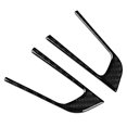thumbnail image 1 of Broco Alfa Romeo Giulia, 2pcs botón del volante decorativo ajuste de la cubierta de fibra de carbono compatible con Alfa Romeo Giulia 2017 2018 2019, 1 of 5