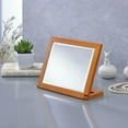thumbnail image 4 of Walnut Finish Rectangle Adjustable Vanity Mirror, 4 of 7