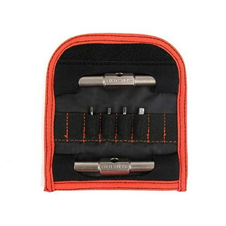 Fix It Sticks Replaceable Edition Traveling Cycling Steel Multi-Tool with 8 Removable Interchangeable Bits w/Bracket