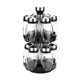 thumbnail image 1 of Especiero Xtellar Giratorio 360º  color negro,Juego 12 Frascos Acero Inoxidable, 1 of 5