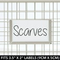 thumbnail image 5 of mDesign Bedroom Closet Storage Organizer Basket with Label Slot, 2 Pack, Satin, 5 of 7