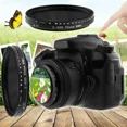 thumbnail image 3 of Fader Variable ND Filter Adjustable ND2 to ND400 Neutral Density for Camera Lens Camera Accessories Fotografia nd 褎懈谢褜褌褉 77mm, 3 of 6