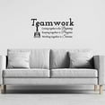 thumbnail image 2 of Teamwork Coming Together is The Beginning Keeping Together is Progress Working Together is Success Vinyl Wall Decal Inspirational Quote Motivational Saying Art Letters Office Wall Room Decor, 2 of 7